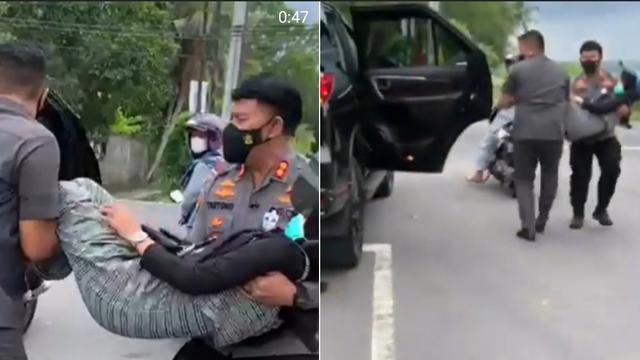 Patut Dicontoh..!! Kapolres Kulonprogo Tunda Rapat Demi Tolong Bumil Yang Pingsan